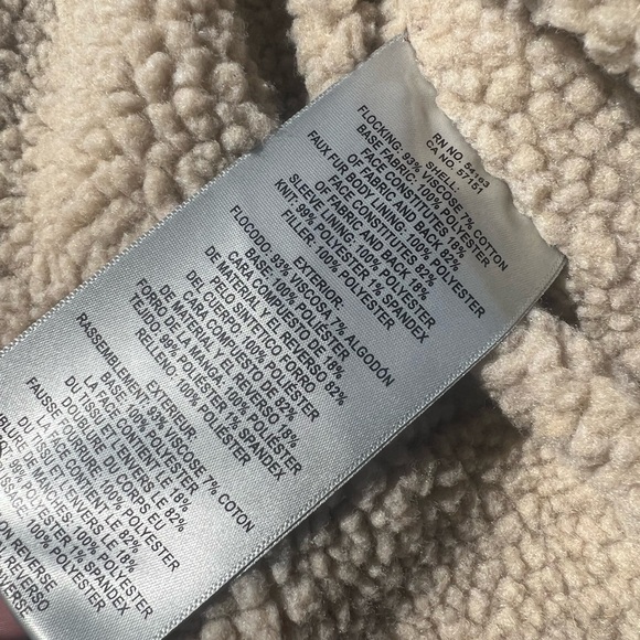 Men's Levi's® Faux Suede Aviator Bomber Jacket with Sherpa Size Small - Picture 6 of 8